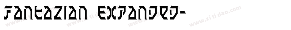 Fantazian Expanded字体转换